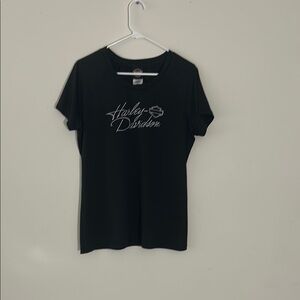 Harley-Davidson Women's Black Tee with Logo
